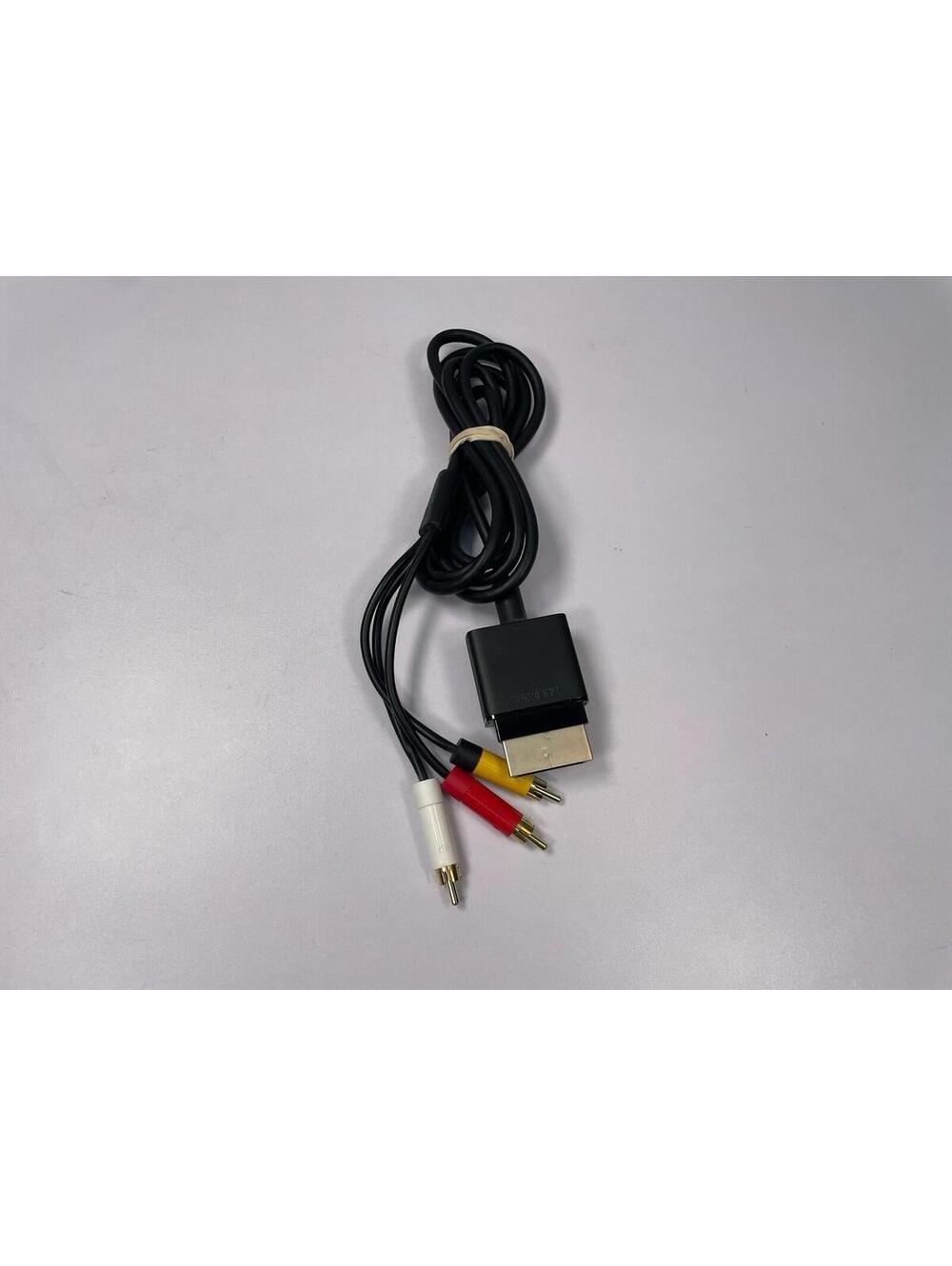 OEM Microsoft Xbox 360 Composite AV Cable RCA Red White Yellow TV Cord